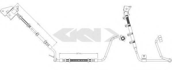 SPIDAN 340463 Гальмівний шланг