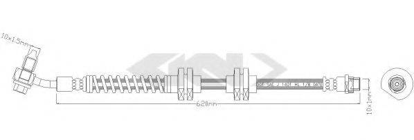 SPIDAN 340482 Гальмівний шланг