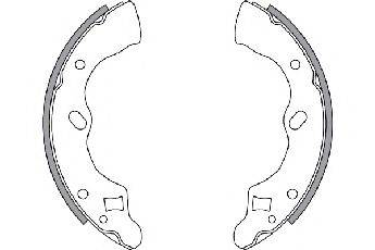 SPIDAN 33521 Комплект гальмівних колодок