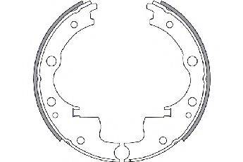 SPIDAN 33917 Комплект гальмівних колодок