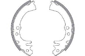 SPIDAN 33662 Комплект гальмівних колодок