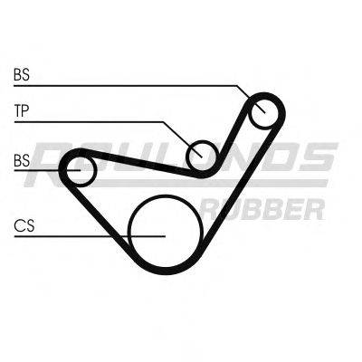 ROULUNDS RUBBER RR1048K1 Комплект ременя ГРМ