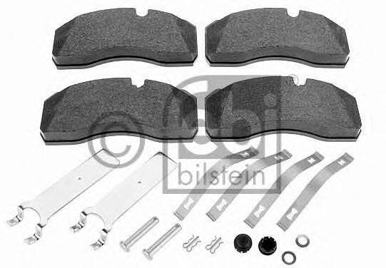 FEBI BILSTEIN 10674 Комплект гальмівних колодок, дискове гальмо