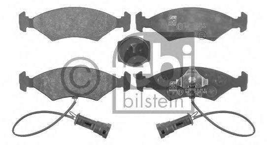 FEBI BILSTEIN 16024 Комплект гальмівних колодок, дискове гальмо