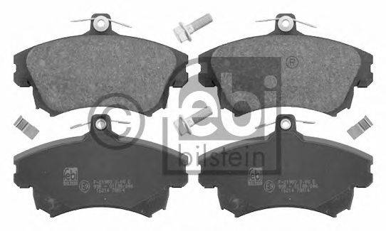 FEBI BILSTEIN 16214 Комплект гальмівних колодок, дискове гальмо