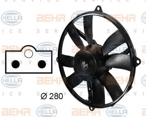 BEHR HELLA SERVICE 8EW009158761 Вентилятор, конденсатор кондиціонера