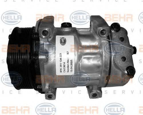 BEHR HELLA SERVICE 8FK351134321 Компресор, кондиціонер