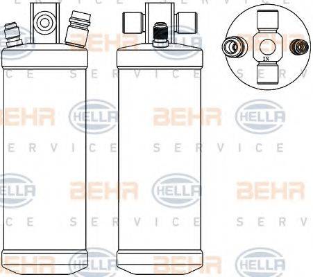 BEHR HELLA SERVICE 8FT351192791 Осушувач, кондиціонер