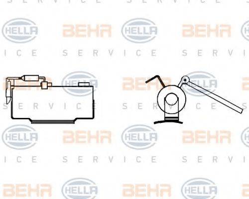 BEHR HELLA SERVICE 9ML351332121 Опір, вентилятор салону