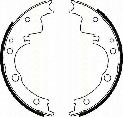 TRISCAN 810010014 Комплект гальмівних колодок