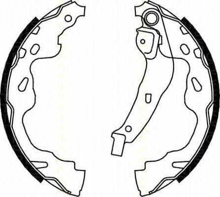 TRISCAN 810013035 Комплект гальмівних колодок