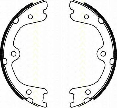 TRISCAN 810014008 Комплект гальмівних колодок, стоянкова гальмівна система