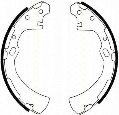 TRISCAN 810014510 Комплект гальмівних колодок