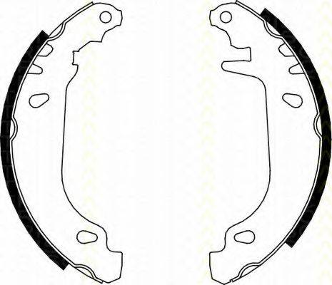 TRISCAN 810025476 Комплект гальмівних колодок