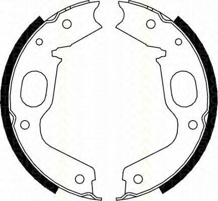TRISCAN 810042015 Комплект гальмівних колодок, стоянкова гальмівна система