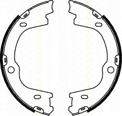 TRISCAN 810043026 Комплект гальмівних колодок, стоянкова гальмівна система