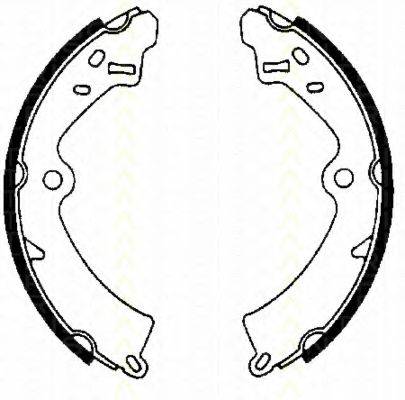 TRISCAN 810069473 Комплект гальмівних колодок