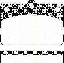 TRISCAN 811013029 Комплект гальмівних колодок, дискове гальмо