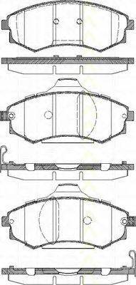 TRISCAN 811043012 Комплект гальмівних колодок, дискове гальмо