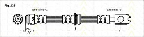 TRISCAN 815029125 Гальмівний шланг