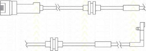 TRISCAN 811524012 Сигналізатор, знос гальмівних колодок