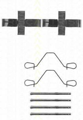 TRISCAN 8105101262 Комплектуючі, колодки дискового гальма