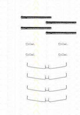 TRISCAN 8105101456 Комплектуючі, колодки дискового гальма