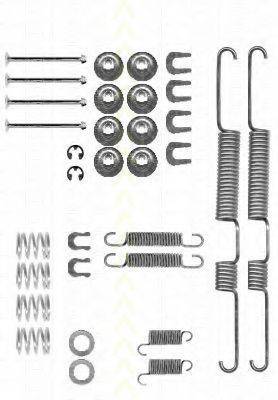 TRISCAN 8105102571 Комплектуючі, гальмівна колодка