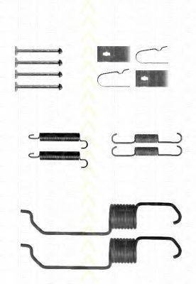 TRISCAN 8105102591 Комплектуючі, гальмівна колодка