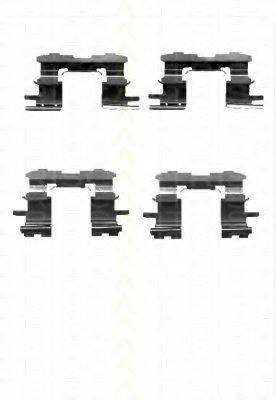 TRISCAN 8105131637 Комплектуючі, колодки дискового гальма