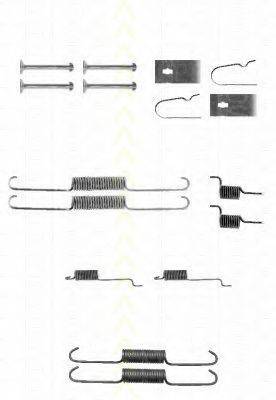 TRISCAN 8105142564 Комплектуючі, гальмівна колодка