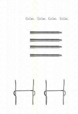 TRISCAN 8105281590 Комплектуючі, колодки дискового гальма