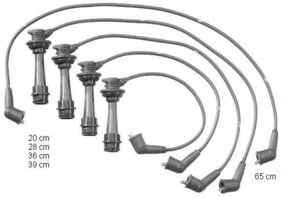 BERU ZEF1304 Комплект дротів запалювання