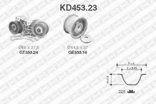 SNR KD45323 Комплект ременя ГРМ