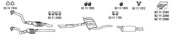 HJS AU696 Система випуску ОГ