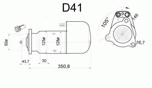 DELCO REMY 19024076 Стартер