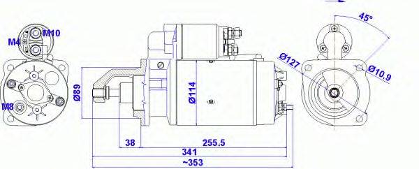 DELCO REMY 19024262 Стартер