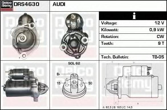 DELCO REMY DRS4630 Стартер