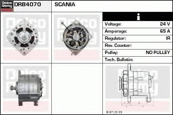 DELCO REMY DRB4070 Генератор