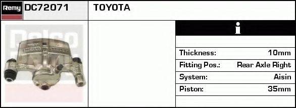 DELCO REMY DC72071 Гальмівний супорт