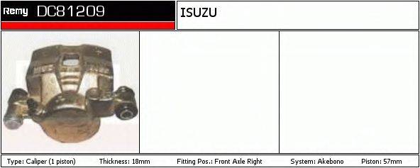 DELCO REMY DC81209 Гальмівний супорт