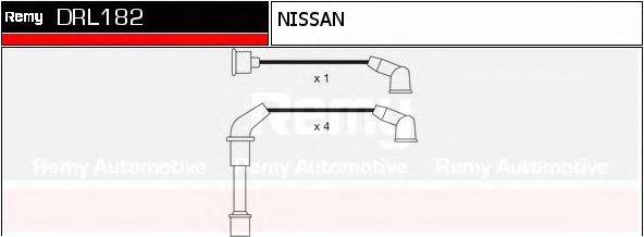 DELCO REMY DRL182 Комплект дротів запалювання