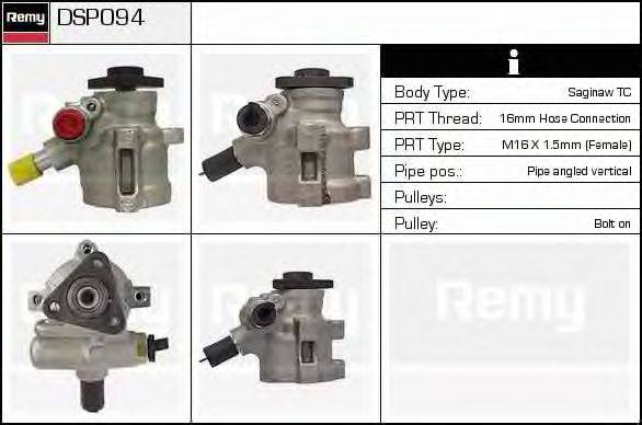 DELCO REMY DSP094 Гідравлічний насос, кермо