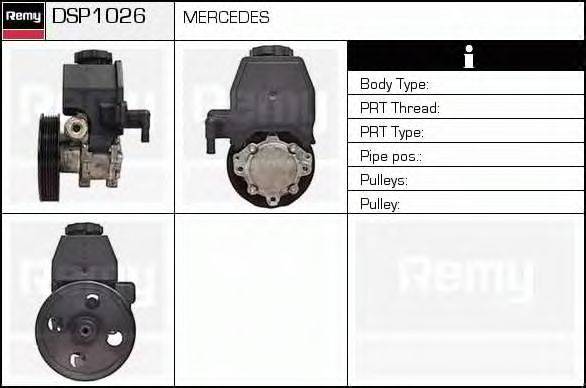 DELCO REMY DSP1026 Гідравлічний насос, кермо