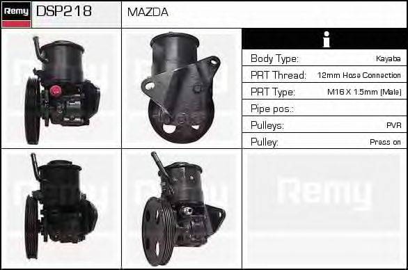 DELCO REMY DSP218 Гідравлічний насос, кермо