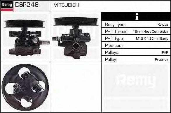 DELCO REMY DSP248 Гідравлічний насос, кермо