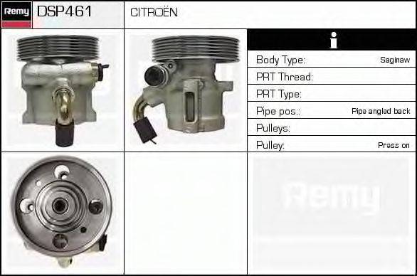 DELCO REMY DSP461 Гідравлічний насос, кермо