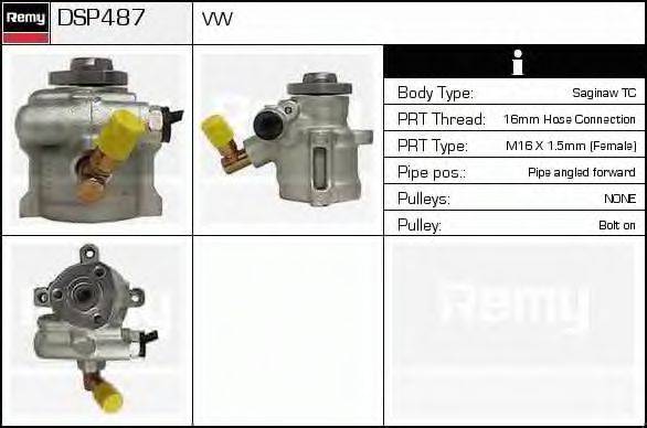 DELCO REMY DSP487 Гідравлічний насос, кермо