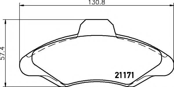 PAGID T9012 Комплект гальмівних колодок, дискове гальмо