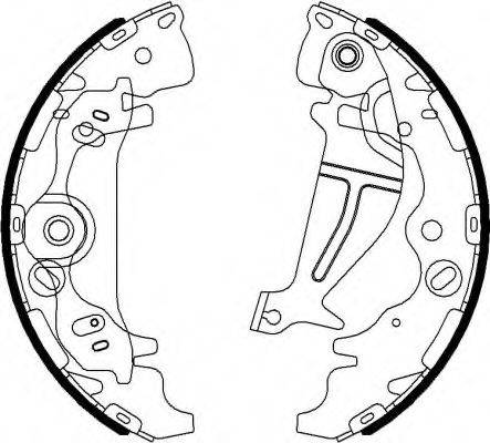 PAGID H1790 Комплект гальмівних колодок
